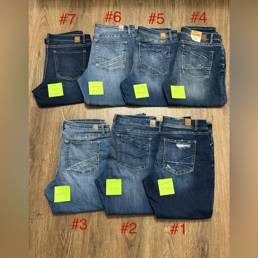 LOT of 7 Buckle BKE Women’s Gabby Jeans